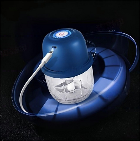 Electric Mini Garlic Chopper, Food Chopper Garlic Mincer USB, Vegetable Chopper, Onion Chopper, Portable Small Food Processor for Garlic, Ginger, Chili, Vegetables