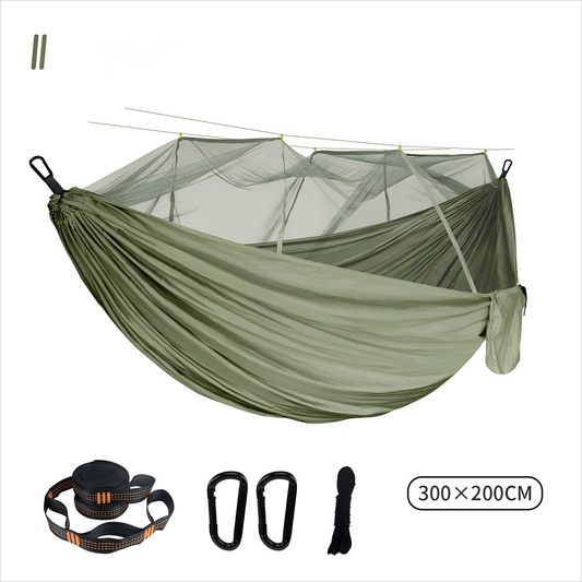 Spacious Portable Hammock with Bed Net🏕️