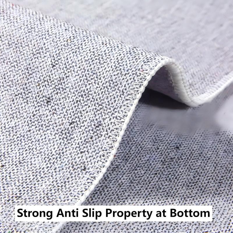 Velvet Kitchen Mats 2PCS Cushioned Non-Slip Mat Waterproof 17"x30"+17"x47" 0.4in Thickness