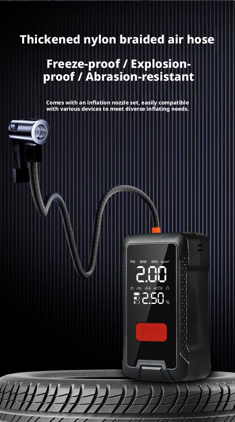 10-in-1 Portable Car Jump Starter with Air Compressor – Your Ultimate Roadside Emergency Companion