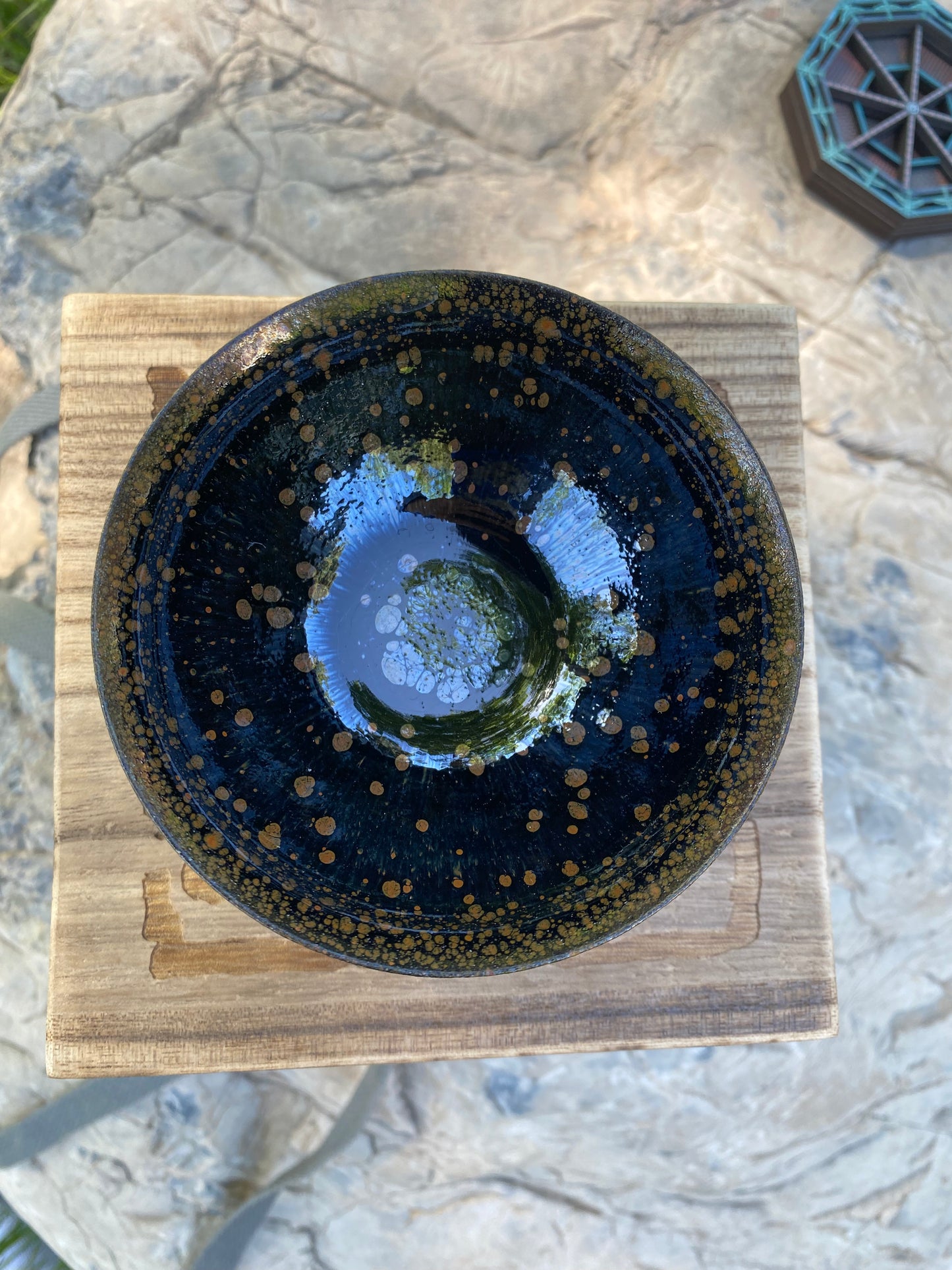 JianZhan-Golden Oil drop Tenmoku,Tea cup