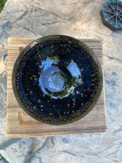 JianZhan-Golden Oil drop Tenmoku,Tea cup