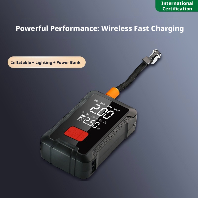 10-in-1 Portable Car Jump Starter with Air Compressor – Your Ultimate Roadside Emergency Companion