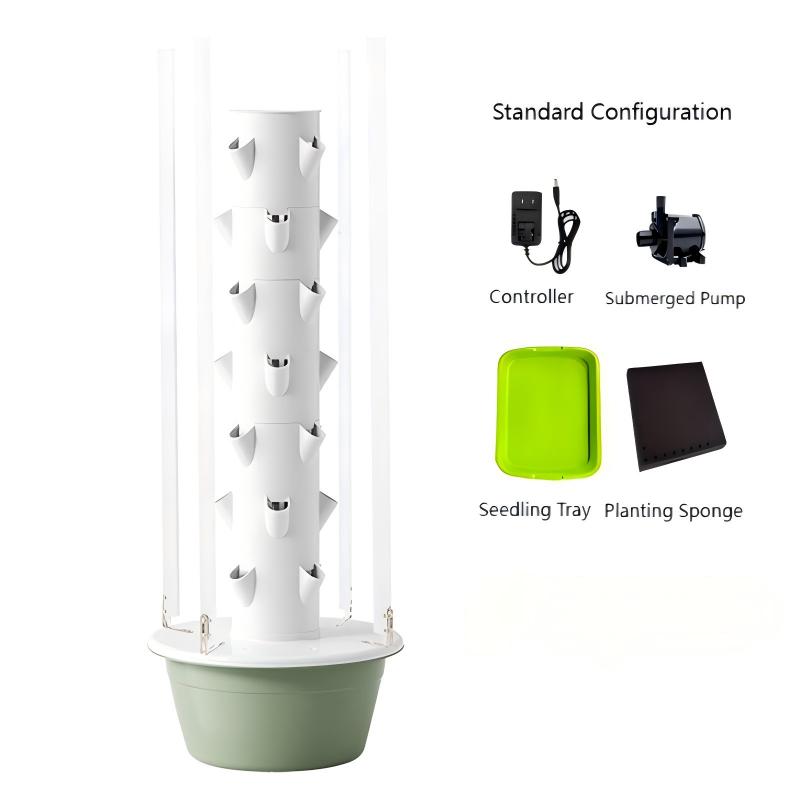Hydroponics Growing System Tower,Vertical Hydroponic Garden Tower for Indoor & Outdoor, Tower Garden