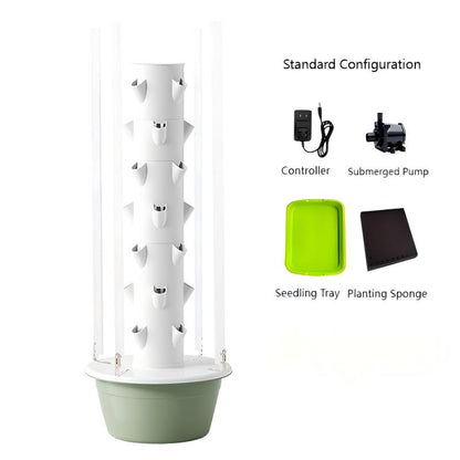 Hydroponics Growing System Tower,Vertical Hydroponic Garden Tower for Indoor & Outdoor, Tower Garden