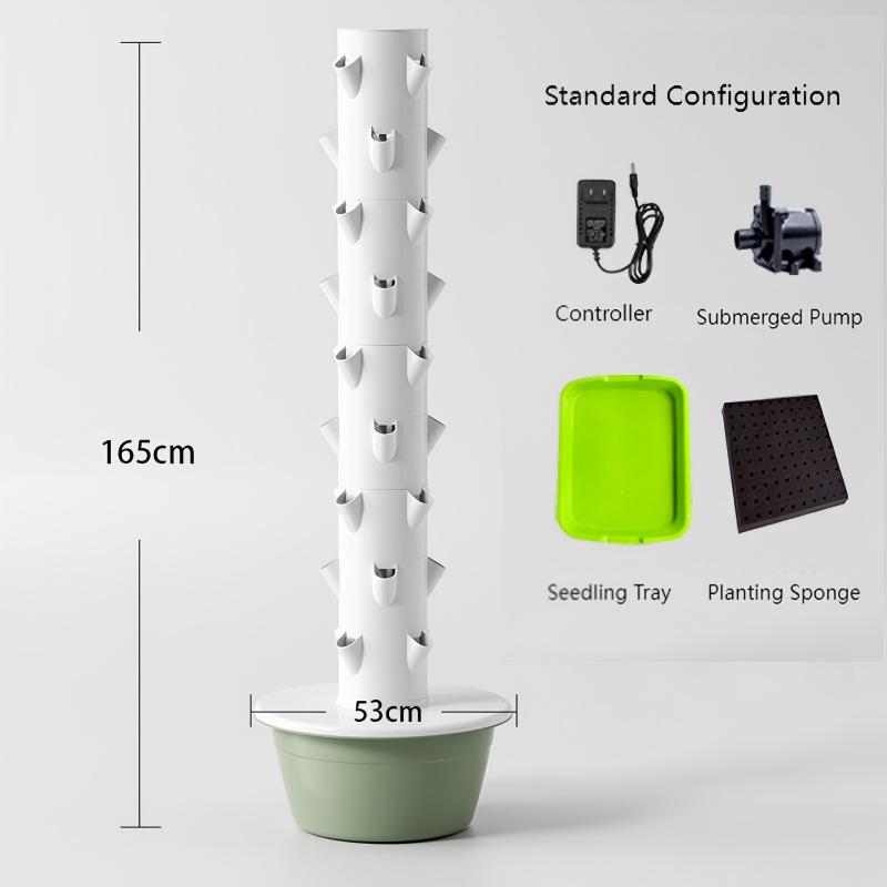 Hydroponics Growing System Tower,Vertical Hydroponic Garden Tower for Indoor & Outdoor, Tower Garden
