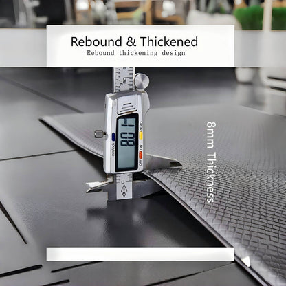 Kitchen Mats 2PCS Cushioned Anti Fatigue PVC Rugs Non-Slip Standing Sink Mat Waterproof 17"x30"+17"x47" for Kitchen Floor