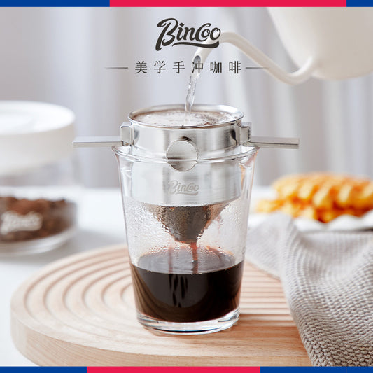 BINCOO Reusable Coffee Filters Basket，Permanent Coffee filters