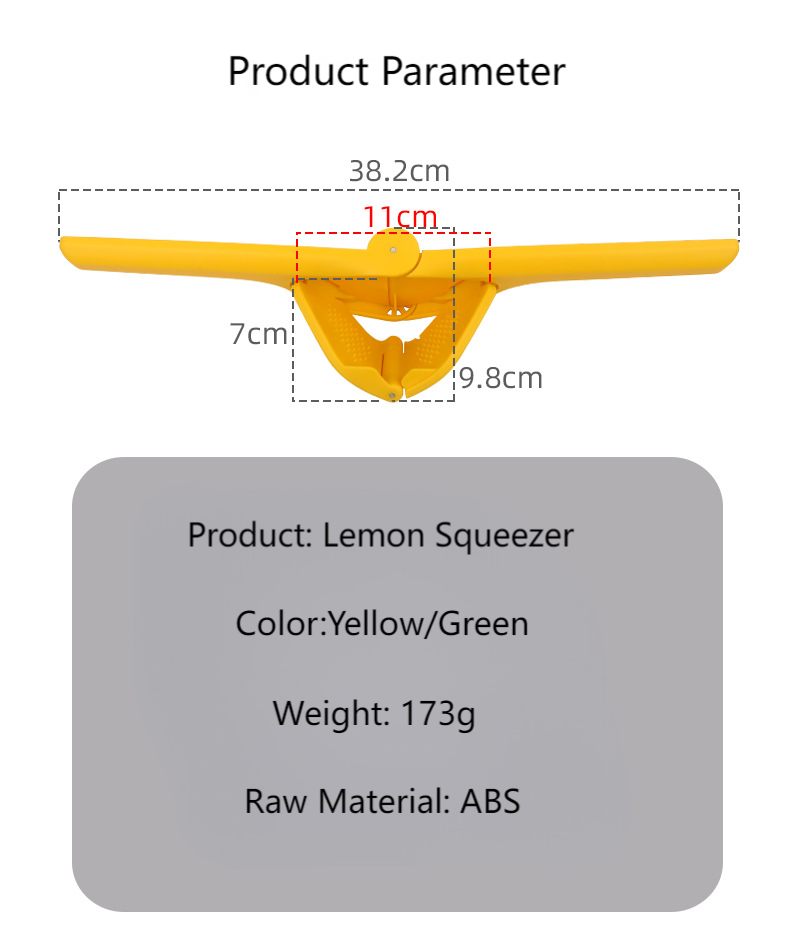 Lemon Squeezer,Juicer Squeezer, Hand Citrus Press, Folds Design