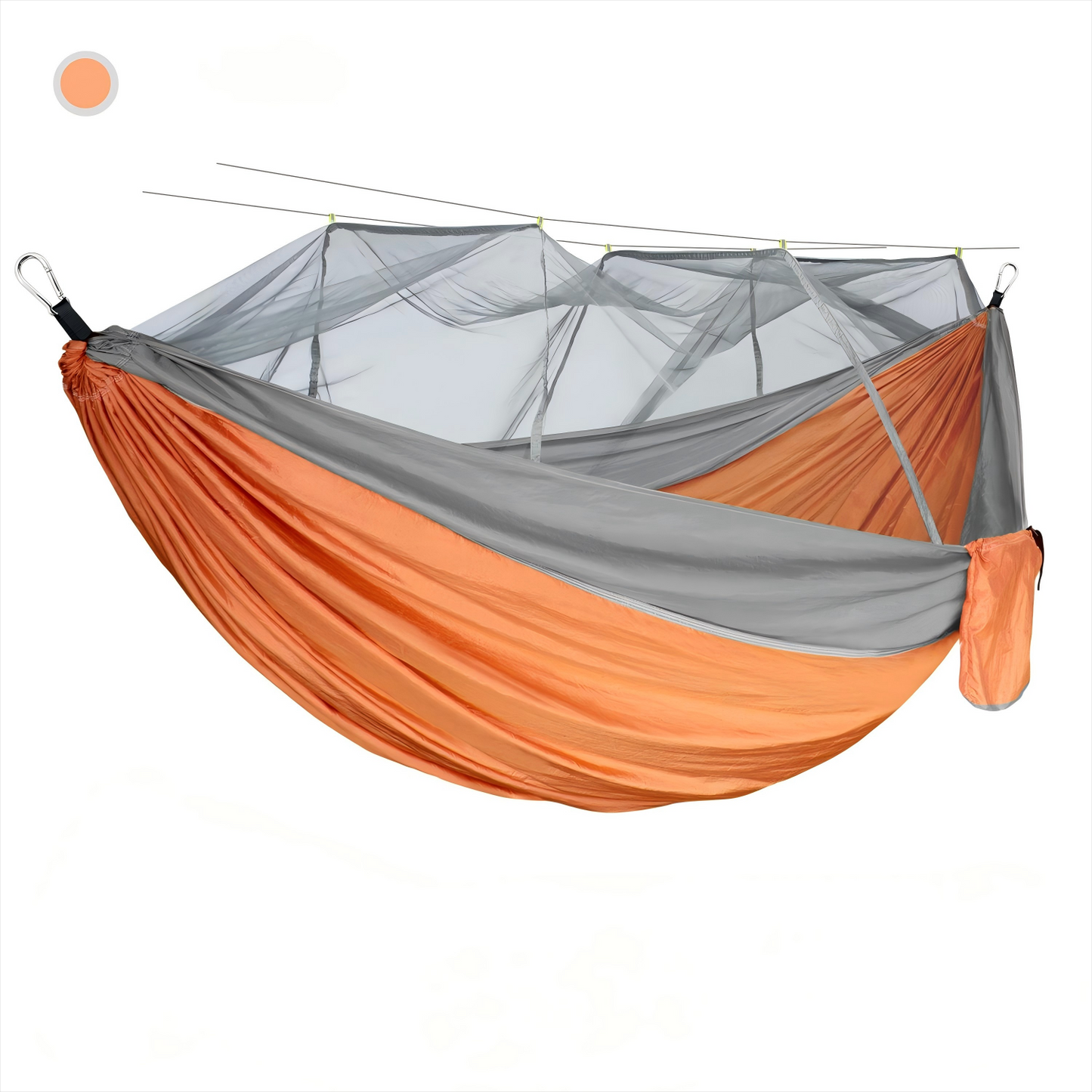 Spacious Portable Hammock with Bed Net🏕️