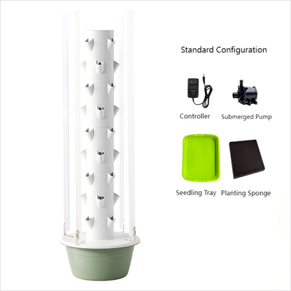 Hydroponics Growing System Tower,Vertical Hydroponic Garden Tower for Indoor & Outdoor, Tower Garden