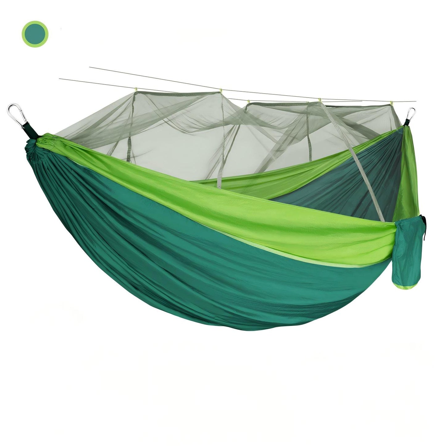 Spacious Portable Hammock with Bed Net🏕️