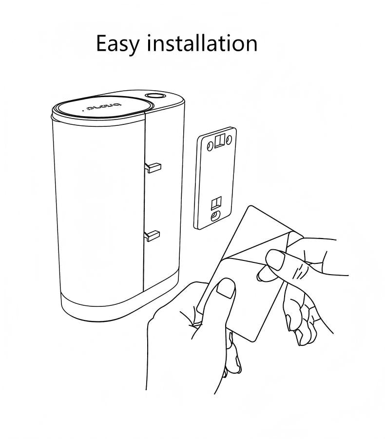 Automatic Mouthwash Dispenser for Bathroom: 20.3Oz Mouth Wash Dispensers with Magnetic Cup Holder, 4 Levels, Wall Mounted, Electric Auto Mouthwash Dispenser for Kids Adults, Bathroom Accessories