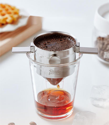 BINCOO Reusable Coffee Filters Basket，Permanent Coffee filters