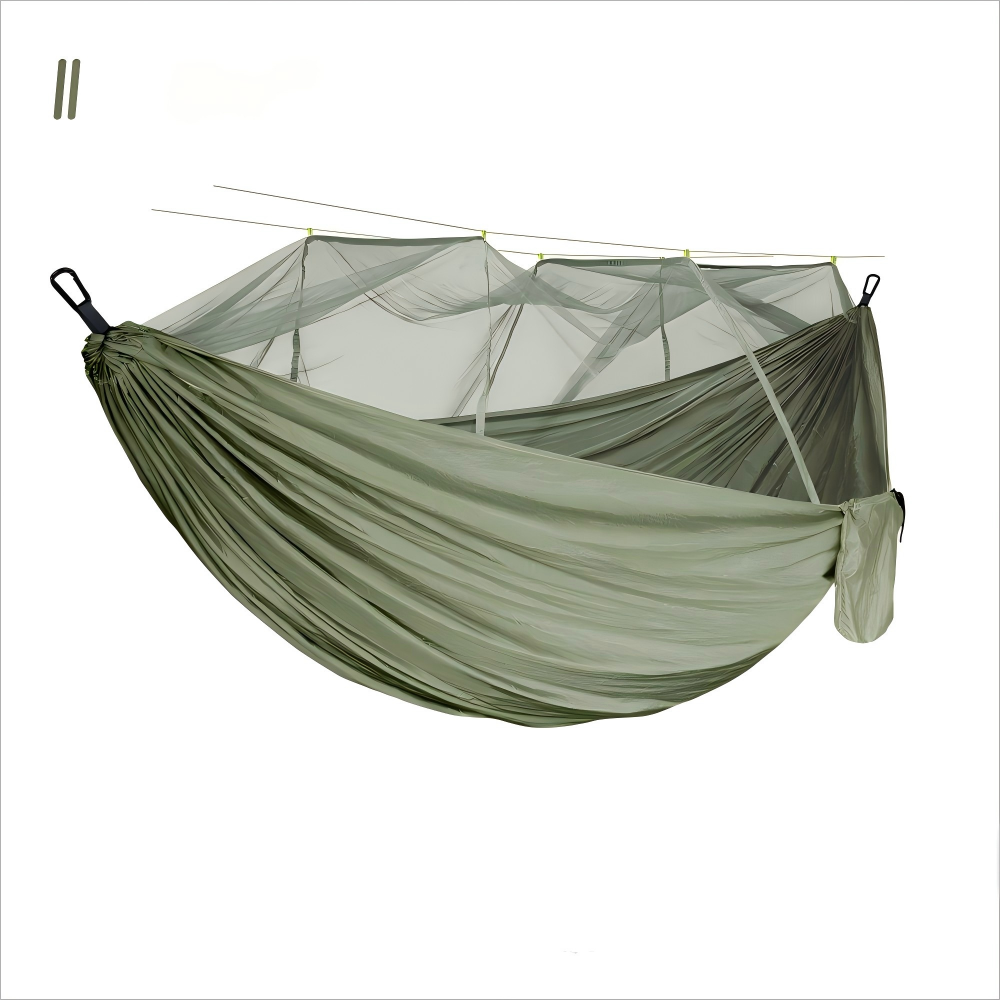 Spacious Portable Hammock with Bed Net🏕️