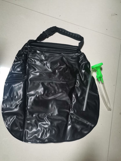 Portable Shower Bag, 5 Gal/20L Solar Heating Camping Shower Bag with Removable Hose&On-Off Switchable Shower Head, Compact Camping Shower for Camping, Hiking, Traveling, Beach Swimming