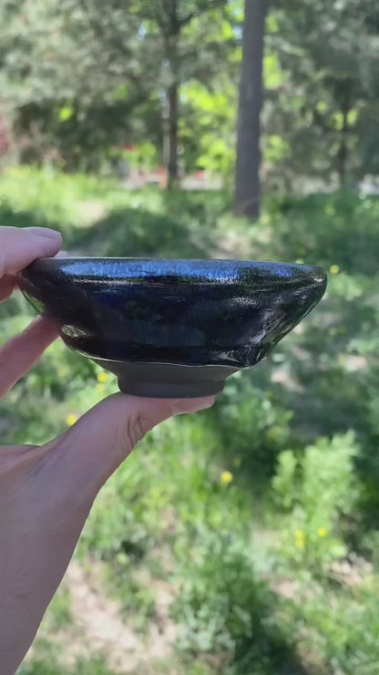 JianZhan-Wujin, Black Tenmoku,Tea cup,Oil Lamp Shape